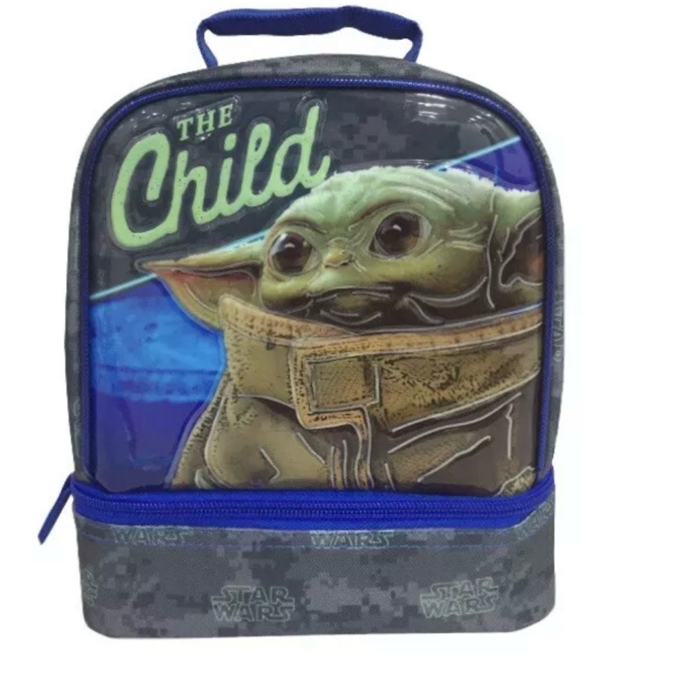 Star Wars The Child Blue and Gray lunchbag